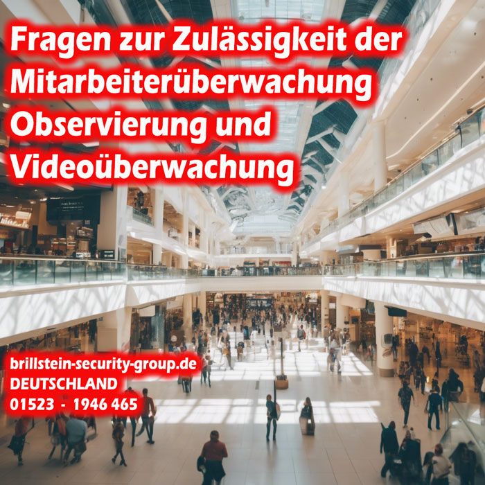 Brillstein Security Mitarbeiterüberwachung
